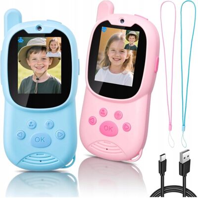 AMT WALKIE TALKIE DLA DZIECI ZESTAW 2 KRÓTKOFALÓWKI ROZMOWY VIDEO KAMERA APARAT AMT WALKIE TALKIE DLA DZIECI ZESTAW 2 KRÓTKOFALÓWKI ROZMOWY VIDEO KAMERA APARAT