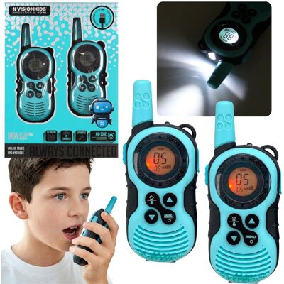 sarcia.eu Walkie Talkie dla dzieci – zestaw 2 sztuki, KRÓTKOFALÓWKI do 1 km, latarka LED, 16 kanałów sarcia.eu Walkie Talkie dla dzieci – zestaw 2 sztuki, KRÓTKOFALÓWKI do 1 km, latarka LED, 16 kanałów