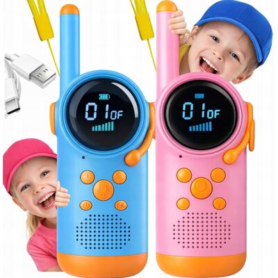AMT WALKIE TALKIE DLA DZIECI ZESTAW ŁOKI TOKI DUŻY ZASIĘG 2 KRÓTKOFALÓWKI AMT WALKIE TALKIE DLA DZIECI ZESTAW ŁOKI TOKI DUŻY ZASIĘG 2 KRÓTKOFALÓWKI