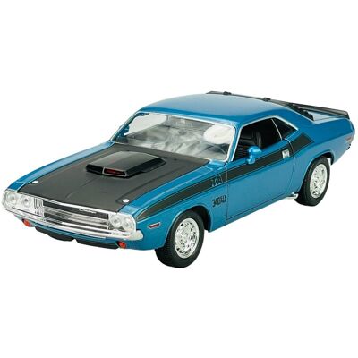 Welly 1970 Dodge Challenger T/a Niebieski 1:24 Samochód Nowy Metalowy Model Welly 1970 Dodge Challenger T/a Niebieski 1:24 Samochód Nowy Metalowy Model