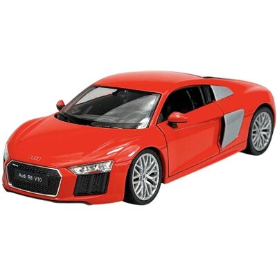 Welly 2016 Audi R8 V10 Pomarańczowy 1:24 Samochód Nowy Metalowy Model Welly 2016 Audi R8 V10 Pomarańczowy 1:24 Samochód Nowy Metalowy Model