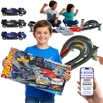 WIELKI ZESTAW HOT WHEELS TOR WYŚCIGOWY F1 RACING GRAND PRIX + AUTKA 1:64 PREZENT DLA CHŁOPCA CHŁOPAKA + EBOOK-2 WIELKI ZESTAW HOT WHEELS TOR WYŚCIGOWY F1 RACING GRAND PRIX + AUTKA 1:64 PREZENT DLA CHŁOPCA CHŁOPAKA + EBOOK-2