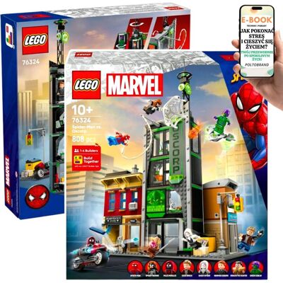 WIELKI ZESTAW LEGO Spider-Man i Oscorp Zielony Goblin, Kraven i Venom kontra pajęczy bohaterowie (76324) Lego Prezent Dla Chłopca Wnuczka 10+ EBOOK-1 WIELKI ZESTAW LEGO Spider-Man i Oscorp Zielony Goblin, Kraven i Venom kontra pajęczy bohaterowie (76324) Lego Prezent Dla Chłopca Wnuczka 10+ EBOOK-1