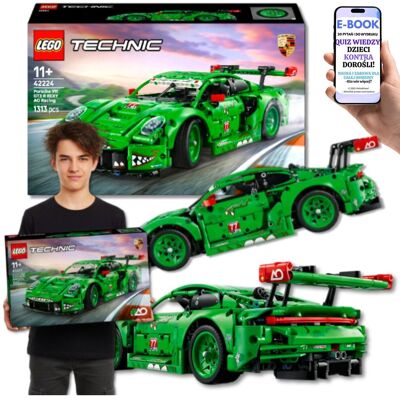 WIELKIE LEGO SAMOCHÓD Porsche REXY • AUTO wyścigowe technic (42224) Lego prezent 11+ Dla Syna Wnuka 12 13 14 15 latka + EBOOK-2 WIELKIE LEGO SAMOCHÓD Porsche REXY • AUTO wyścigowe technic (42224) Lego prezent 11+ Dla Syna Wnuka 12 13 14 15 latka + EBOOK-2