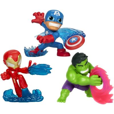 Hasbro Wielopak z kolekcji Marvel Avengers Mighty-Verse, seria 1, zabawki z superbohaterami (6 cm) Hasbro Wielopak z kolekcji Marvel Avengers Mighty-Verse, seria 1, zabawki z superbohaterami (6 cm)