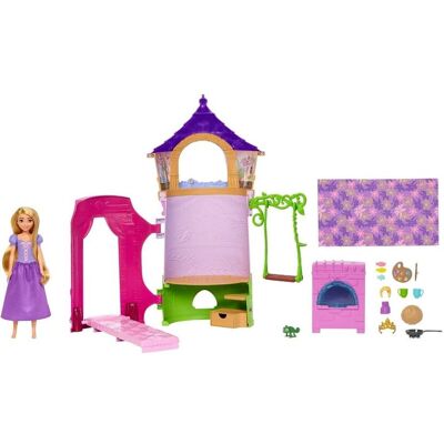 Wieża Roszpunki + Lalka Roszpunka Hmv99 Mattel Disney Zestaw Zaplątani Wieża Roszpunki + Lalka Roszpunka Hmv99 Mattel Disney Zestaw Zaplątani