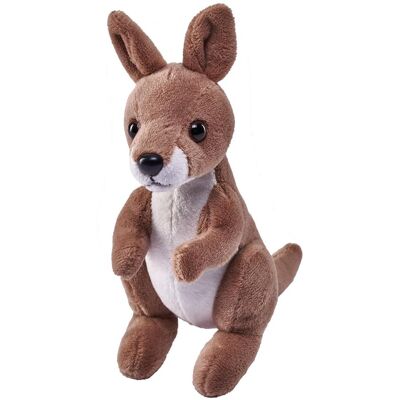 Wild Republic Pocketkins Eco kangur, pluszowe zwierzę, 12 cm, pluszowa zabawka, wykonane z materiałów pochodzących z recyklingu, ekologiczne, brązowe Wild Republic Pocketkins Eco kangur, pluszowe zwierzę, 12 cm, pluszowa zabawka, wykonane z materiałów pochodzących z recyklingu, ekologiczne, brązowe
