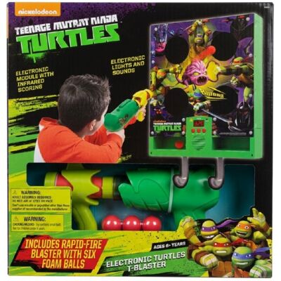 Moose Wojownicze Żółwie Ninja Zestaw Tarcza Elektroniczna + Pistolet na Piłki 9807 Moose Wojownicze Żółwie Ninja Zestaw Tarcza Elektroniczna + Pistolet na Piłki 9807