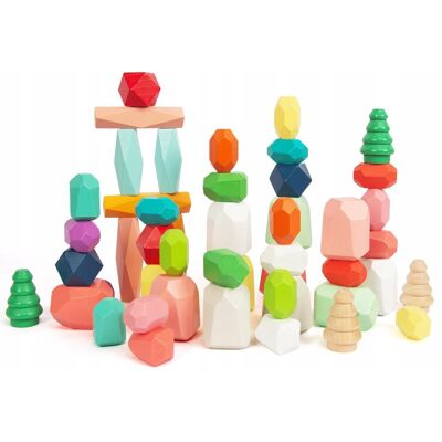 Inny producent WOODENFUN Montessori Drewniane Klocki Balansujące Dla Dzieci 3+ Inny producent WOODENFUN Montessori Drewniane Klocki Balansujące Dla Dzieci 3+