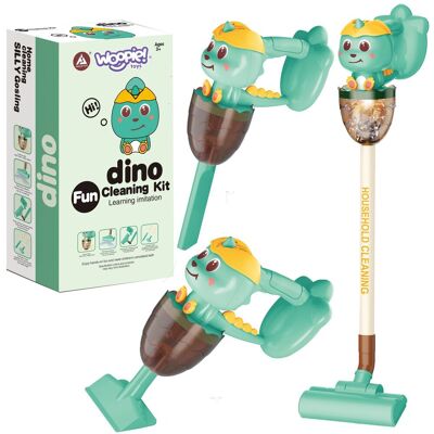 Woopie Interaktywny Odkurzacz Dino 3W1 Funkcja Ssania Światło Dźwięk Woopie Interaktywny Odkurzacz Dino 3W1 Funkcja Ssania Światło Dźwięk