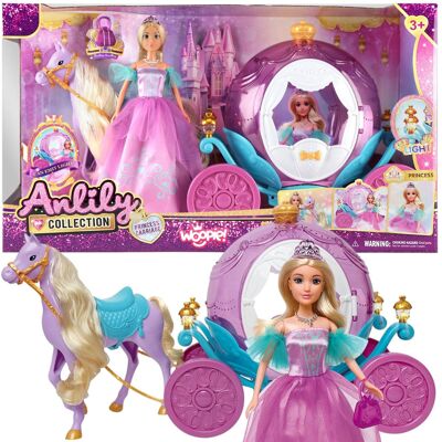 WOOPIE ROYAL LALKA KSIĘŻNICZKA LILY I MAGICZNY DUŻY POWÓZ KAROCA AKCESORIA WOOPIE ROYAL LALKA KSIĘŻNICZKA LILY I MAGICZNY DUŻY POWÓZ KAROCA AKCESORIA