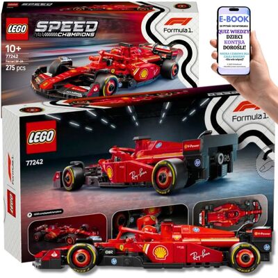 Wyjątkowy Model LEGO Speed Champions - Ferrari SF-24 Realistyczny Bolid F1 z Kierowcą – LEGO PREZENT AUTO DLA DZIECKA + EBOOK-2 Wyjątkowy Model LEGO Speed Champions - Ferrari SF-24 Realistyczny Bolid F1 z Kierowcą – LEGO PREZENT AUTO DLA DZIECKA + EBOOK-2