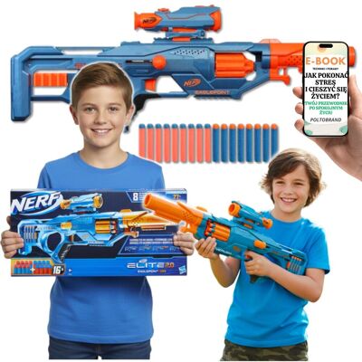 Hasbro WYRZUTNIA NERF 16 STRZAŁEK LUNETA + LUFĄ TAKTYCZNA ZASIĘG 27M PREZENT DLA CHŁOPCA NA ŚWIĘTA + EBOOK-1 Hasbro WYRZUTNIA NERF 16 STRZAŁEK LUNETA + LUFĄ TAKTYCZNA ZASIĘG 27M PREZENT DLA CHŁOPCA NA ŚWIĘTA + EBOOK-1