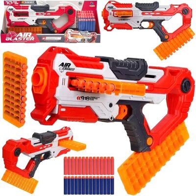 Inny producent Wyrzutnia piankowych pocisków Air Blaster duży zestaw akcji Inny producent Wyrzutnia piankowych pocisków Air Blaster duży zestaw akcji