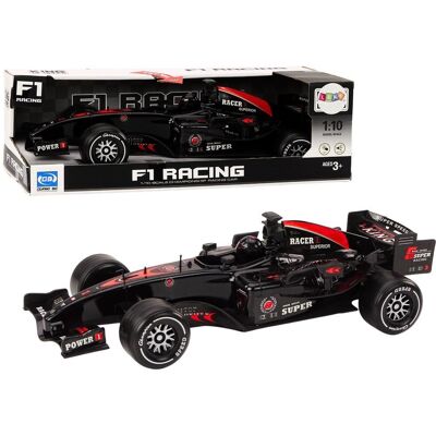 Lean Toys Wyścigówka Samochód Sportowy F1 Z Napędem 1:10 Czarna Dźwięki Lean Toys Wyścigówka Samochód Sportowy F1 Z Napędem 1:10 Czarna Dźwięki