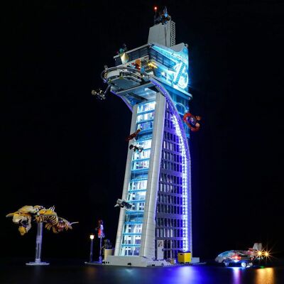 Inny producent YEABRICKS Światło LED do modelu Lego 76269 Marvel Avengers Tower Building Blocks (zestaw Lego nie jest dołączony) Inny producent YEABRICKS Światło LED do modelu Lego 76269 Marvel Avengers Tower Building Blocks (zestaw Lego nie jest dołączony)