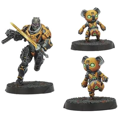 Corvus Belli Yu Jing Hulang Shocktroopers (Submachine Gun), Infinity Corvus Belli Yu Jing Hulang Shocktroopers (Submachine Gun), Infinity