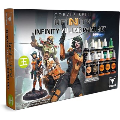 Corvus Belli Yu Jing Paint Set Zhanshi Paramedic Exclusive, Infinity Corvus Belli Yu Jing Paint Set Zhanshi Paramedic Exclusive, Infinity