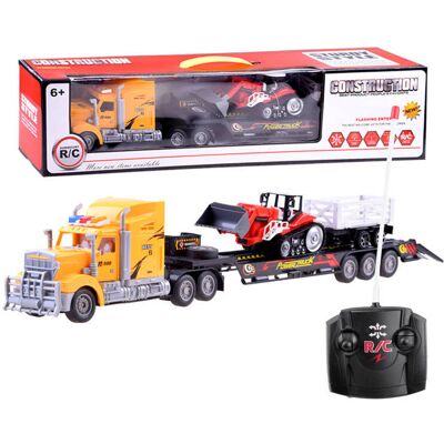 Lean Toys ZABAWA NA CAŁEGO ZESTAW STEROWANY Z TRAKTOREM I PRZYCZEPĄ Lean Toys ZABAWA NA CAŁEGO ZESTAW STEROWANY Z TRAKTOREM I PRZYCZEPĄ