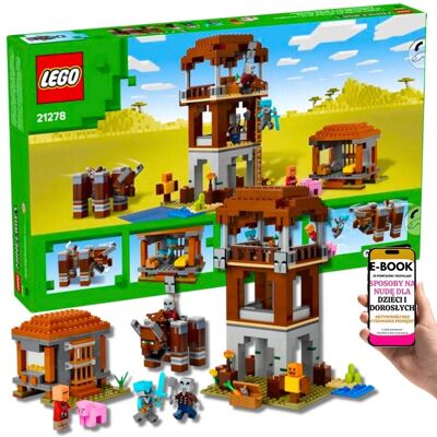 Zabawa + Nauka = LEGO® Minecraft (21278) Zbuduj Wioskę, Odegraj Bitwę, Rozwijaj Wyobraźnię i Zdolności Manualne + EBOOK-3 Zabawa + Nauka = LEGO® Minecraft (21278) Zbuduj Wioskę, Odegraj Bitwę, Rozwijaj Wyobraźnię i Zdolności Manualne + EBOOK-3