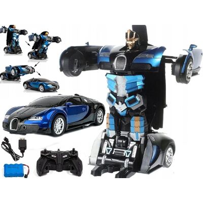Inny producent Zabawka 2w1 Robot + Auto ”niebieski” Inny producent Zabawka 2w1 Robot + Auto ”niebieski”