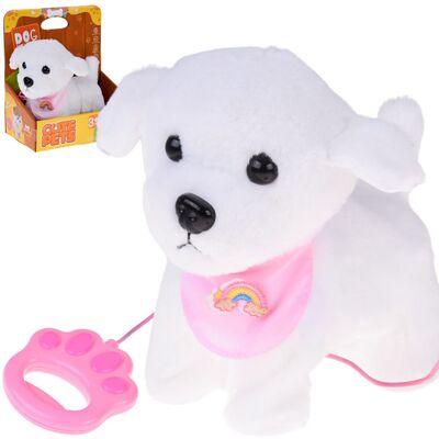 Lean Toys ZABAWKA DLA DZIECI CHODZĄCY NA SMYCZY PIESEK Lean Toys ZABAWKA DLA DZIECI CHODZĄCY NA SMYCZY PIESEK