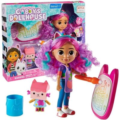 Spin Master Zabawka Dla Dzieci Koci Domek Gabi Zestaw Teczowy Artysta Lalka + Spin Master Zabawka Dla Dzieci Koci Domek Gabi Zestaw Teczowy Artysta Lalka +