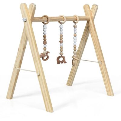 COSTWAY Zabawka dla dzieci Pałąk edukacyjny 60 x 44 x 60 cm COSTWAY Zabawka dla dzieci Pałąk edukacyjny 60 x 44 x 60 cm