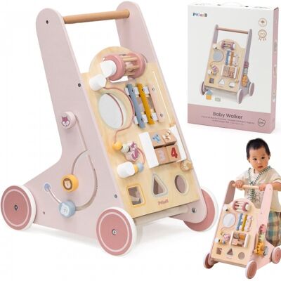 Lean Toys ZABAWKA EDUKACYJNA RÓŻOWY CHODZIK DLA MALUCHA Lean Toys ZABAWKA EDUKACYJNA RÓŻOWY CHODZIK DLA MALUCHA