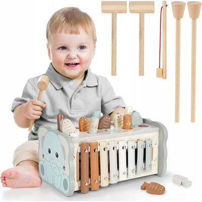 Inny producent ZABAWKA MONTESSORI DREWNIANA 4 W 1 EDUKACYJNA DLA DZIECI OD 1 ROKU ŻYCIA Inny producent ZABAWKA MONTESSORI DREWNIANA 4 W 1 EDUKACYJNA DLA DZIECI OD 1 ROKU ŻYCIA