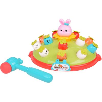Lean Toys ZABAWKA MUZYCZNA UDERZ MŁOTECZKIEM MARCHEWKI Lean Toys ZABAWKA MUZYCZNA UDERZ MŁOTECZKIEM MARCHEWKI