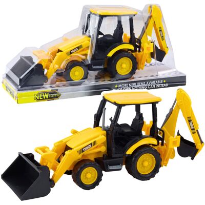 Lean Toys ZABAWKOWA KOPARKA BUDOWLANA Z NAPĘDEM RUCHOME ŁYZKI Lean Toys ZABAWKOWA KOPARKA BUDOWLANA Z NAPĘDEM RUCHOME ŁYZKI