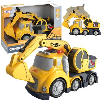 Lean Toys ZABAWKOWA KOPARKA EFEKTY DŹWIĘKOWE I ŚWIETLNE Lean Toys ZABAWKOWA KOPARKA EFEKTY DŹWIĘKOWE I ŚWIETLNE