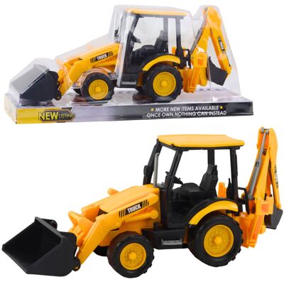 Lean Toys ZABAWKOWA KOPARKA Z DWOMA ŁYŻKAMI RUCHOMA Lean Toys ZABAWKOWA KOPARKA Z DWOMA ŁYŻKAMI RUCHOMA