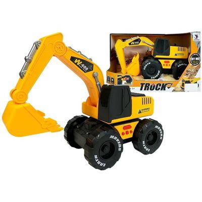 Lean Toys ZABAWKOWA KOPARKA Z NAPĘDEM FRYKCYJNYM DŹWIĘKI I ŚWIATŁA Lean Toys ZABAWKOWA KOPARKA Z NAPĘDEM FRYKCYJNYM DŹWIĘKI I ŚWIATŁA