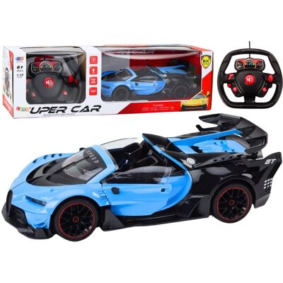 Lean Toys ZABAWKOWY DLA DZIECI NIEBIESKI SAMOCHOD STEROWANY Lean Toys ZABAWKOWY DLA DZIECI NIEBIESKI SAMOCHOD STEROWANY