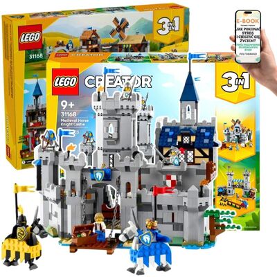 ZAMEK LEGO Creator 3w1 Dla Chłopca Niego (31168) Rycerski Świat Otwierana Forteca Konie Minifigurki – Prezent Lego Dla Dorosłych Na Urodziny Święta .. ZAMEK LEGO Creator 3w1 Dla Chłopca Niego (31168) Rycerski Świat Otwierana Forteca Konie Minifigurki – Prezent Lego Dla Dorosłych Na Urodziny Święta ..