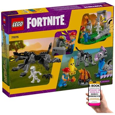 Zbuduj własny obóz z LEGO Fortnite (77075) – Ruiny + LAMA + Wilk z Ruchomymi Częściami Idealna Zabawka dla Gracza + EBOOK-3 Zbuduj własny obóz z LEGO Fortnite (77075) – Ruiny + LAMA + Wilk z Ruchomymi Częściami Idealna Zabawka dla Gracza + EBOOK-3