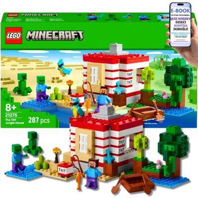 Zbuduj, Wysadź, Odbuduj LEGO® Minecraft Dom TNT (21275) Creeper, Eksplozje i Nieskończona Zabawa dla Dzieci 8+ EBOOK-2 Zbuduj, Wysadź, Odbuduj LEGO® Minecraft Dom TNT (21275) Creeper, Eksplozje i Nieskończona Zabawa dla Dzieci 8+ EBOOK-2