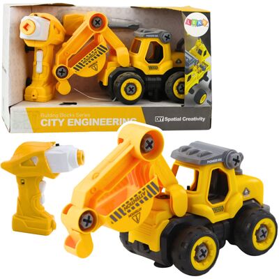 Lean Toys Zdalnie Sterowana 2w1 Koparka Skręcanie i Wkręcanie Lean Toys Zdalnie Sterowana 2w1 Koparka Skręcanie i Wkręcanie