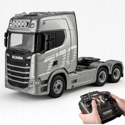 Inny producent Zdalnie Sterowana Ciężarówka Scania 770S Tir Laweta Skala 1:18 Auto Szara Inny producent Zdalnie Sterowana Ciężarówka Scania 770S Tir Laweta Skala 1:18 Auto Szara
