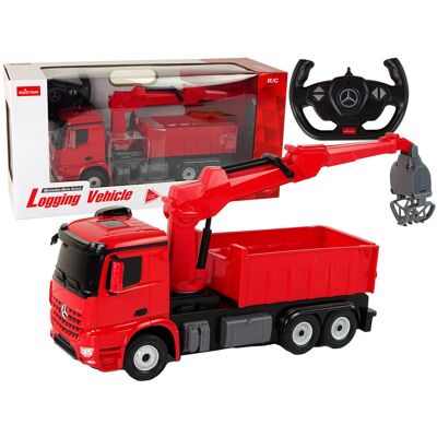 Lean Toys ZDALNIE STEROWANA CIĘŻARÓWKA Z CHWYTAKIEM DLA DZIECI Lean Toys ZDALNIE STEROWANA CIĘŻARÓWKA Z CHWYTAKIEM DLA DZIECI