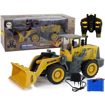 Lean Toys ZDALNIE STEROWANA DUZA KOPARKA ŁADOWARKA NA PILOTA Lean Toys ZDALNIE STEROWANA DUZA KOPARKA ŁADOWARKA NA PILOTA