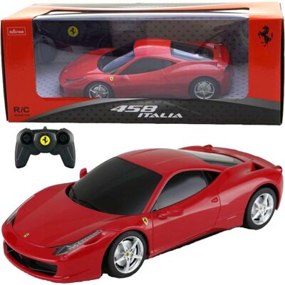 Rastar Ferrari 458 Italia RC Samochód - Skala 1:18 - Zabawka dla dzieci Rastar Ferrari 458 Italia RC Samochód - Skala 1:18 - Zabawka dla dzieci