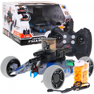 Lean Toys ZDALNIE STEROWANE AUTO FUNKCJĄ STRZELANIA DLA DZIECI Lean Toys ZDALNIE STEROWANE AUTO FUNKCJĄ STRZELANIA DLA DZIECI
