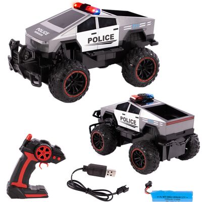 Inny producent Zdalnie Sterowane Samochód Policyjny RC 2.4GHz LED 4x4 Akumulator USB Inny producent Zdalnie Sterowane Samochód Policyjny RC 2.4GHz LED 4x4 Akumulator USB