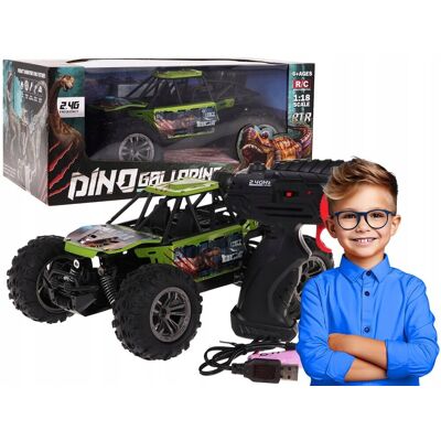 RAMIZ Zdalnie Sterowany Crawler Dino Skala 1:18 Metalowa Obudowa Mocna Karoseria RAMIZ Zdalnie Sterowany Crawler Dino Skala 1:18 Metalowa Obudowa Mocna Karoseria