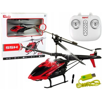 Lean Toys Zdalnie Sterowany Helikopter S5h Syma Czerwony Lean Toys Zdalnie Sterowany Helikopter S5h Syma Czerwony