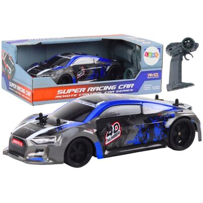 Lean Toys ZDALNIE STEROWANY SAMOCHÓD GUMOWE KOŁA NIEBIESKI Lean Toys ZDALNIE STEROWANY SAMOCHÓD GUMOWE KOŁA NIEBIESKI