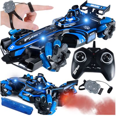 Stator Zdalnie Sterowany Samochód RC 4x4 z Dymem 2 piloty, Gestem Ręki Y374 Stator Zdalnie Sterowany Samochód RC 4x4 z Dymem 2 piloty, Gestem Ręki Y374